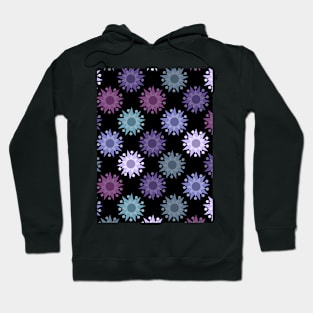 Radiant Suns Cool on Black Hoodie